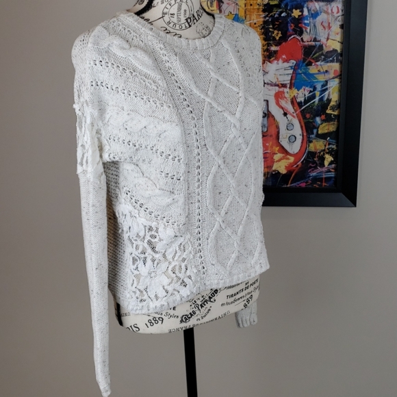 Hollister Sweaters - {Hollister} Sweater w lace detailing